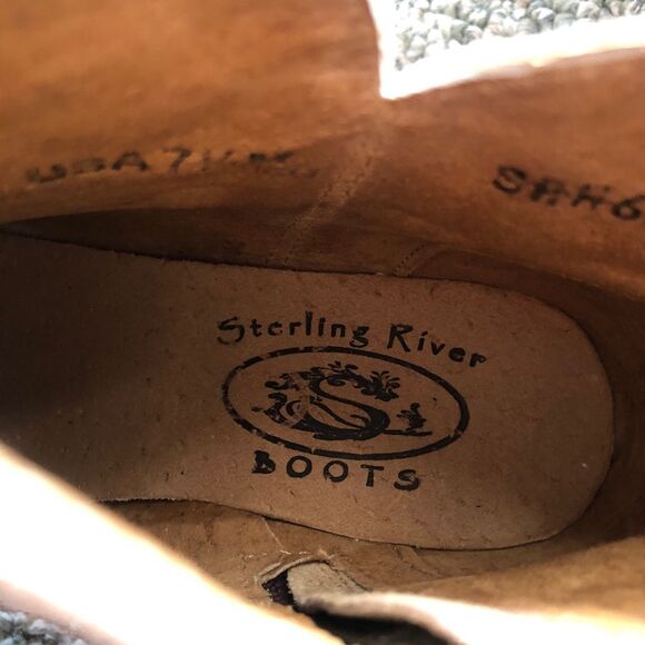 Sterling River leather short boots 7.5 distressed - Picture 13 of 13